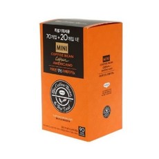 커피빈 사무실 스틱커피 캡틴 아메리카노 미니 90T cju+264En, 900mg, 90, 1