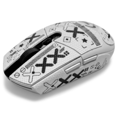 데테리아 로지텍 G304 게이밍 마우스 그립테이프 + 마우스피트 + 알코올스왑 세트, 1개, 클린 화이트