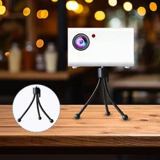 미니 스탠드 휴대용 및 이동식 프로젝터 설치가 간편합니다. 세 다리 받침대는 더 안정적입니다, 03 mini-ZJ-5PS