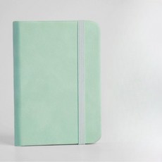 유루카 포켓 미니 수첩 휴대용, 2개, A7 그린
