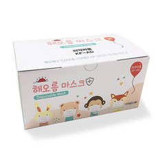 해오름마스크 소형 50매 어린이용, 그레이, 그레이, 1개, 50매입