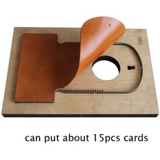 DIY 가죽 공예 카드 홀더 동전 칼 금형 다이 커터 펀치 도구 패턴, 01 stitch hole mould, 1개
