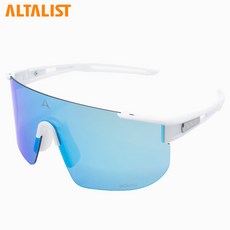 알타리스트 카쿠 SP4 미러렌즈 + 변색렌즈 러닝 자전거 골프 등산 스포츠 선글라스 고글, WHITE / BLUE, 1개