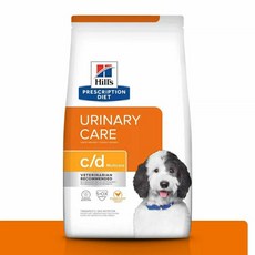 希爾思處方 犬用 c/d Multicare 泌尿道護理 17.6磅 狗飼料，有效管理磷酸銨鎂及草酸鈣結石, 1個