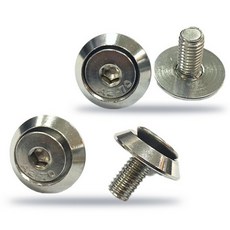 車牌螺絲 牌照螺絲 一組四入 大牌螺絲 不銹鋼材質, 原色, 4個