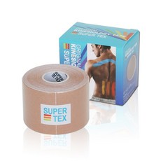 나사라 슈퍼텍스 스포츠테이프 키네시올로지 테이핑 5cm x 5m 베이지, 1개, 1개입