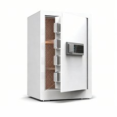 PYHO 지문 금고 가정용 소형 두꺼워진 금고 S6, 흰색 60CM