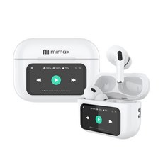 MIMAX 數位顯示藍牙耳機, 白色, CS05