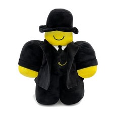 로블록스 포세이큰 캐릭터 봉제인형 후드 게임굿즈, 1개, H. 옐로우블랙 수트맨, 25cm