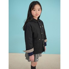 빈폴 키즈 BEANPOLE KIDS 체크 매치 자켓형 점퍼 블랙 BI5239U015 1163584