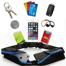 러닝힙색 가벼운 러닝 휴대폰 런닝벨트 힙색, 선택옵션:옐로우／FREE