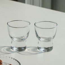 꿀이맘투 곡선 쉐입 유리 소주잔 술잔 60ml 브랜드유리잔, 1–10 유키-소주잔 60ml, 1, 1개