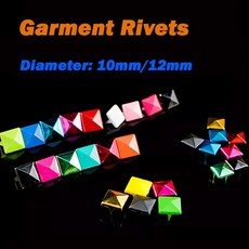 스파이크 클로 벨트용 DIY 스터드 가방 공예 액세서리 신발 가죽 의류 리벳, 20Pcs, 12mm Big d