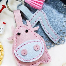 초등 6학년 5학년 바느질 열쇠고리 만들기 세트 캠핑 프로그램 1일체험 블록방 도서관, [F-4] 블루