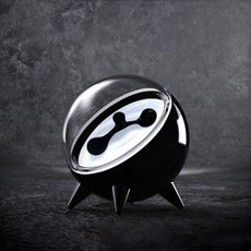 소리 반응 베놈 자기 유체 파동 무드등 음악 리듬 무드 램프 조명 침실 침대 인테리어, 블랙