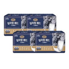 수려니 속기저귀 프리미엄 일자형 패드 30px1팩, 30매입, 4개