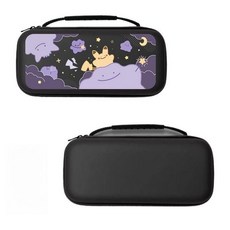 스위치2 휴대용 풀커버 케이스 베이스 쉘 세트 NS2 nintendo switch2, 1개, NS2 메타몽 블랙 파우치