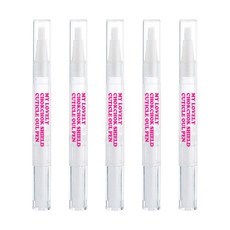 국산 촉촉 핑크 큐티클 오일펜, 5개, 3ml