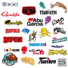 낚시통 21종 낚시스티커