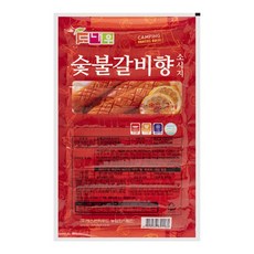 숯불갈비향 불갈비 소시지, 1kg, 3개
