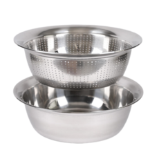 퀸센스 스테인레스 멀티 바스켓 2종 세트, 1세트