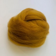 식모용 머서라이즈 양모 17색 50g 양모펠트, 1개, 8.다크골드브라운