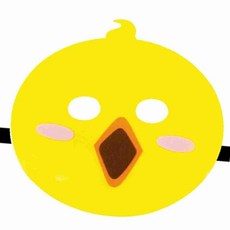 동물가면띠 병아리 동물머리띠