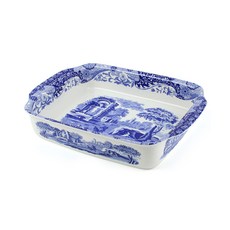 포트메리온 블루 이탈리안 직사각 디쉬 38cm 1p