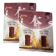 머거본 직화육포 그릴드 저키 기획팩, 90g, 4개