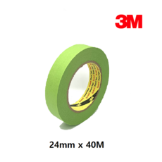 3M 종이 내열 마스킹테이프 233 차량용 24mm x 40M, 2개