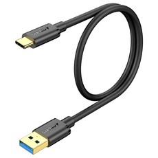 SUNGUY USB C타입 고속 충전 케이블 안드로이드오토 스마트폰 데이터전송 10Gbps 18W, 1개, 그레이, 0.5m