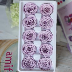 4cm盒裝永生玫瑰/10朵永生玫瑰花/香風玫瑰花/不凋花玫瑰/不凋玫瑰花/婚禮玫瑰/玫瑰花頭/永生花藝材料, 4cm深卡其,價錢為一盒(10朵)的價格