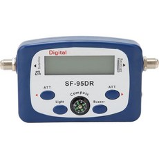 TV 신호 찾기기 전문가용 고감도 위성 안테나 강도 측정기 백라이트 LCD 디스플레이 및 나침반 포함 캠핑 야외 조정용