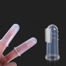 강아지 칫솔 양치 손가락칫솔 실리콘_ 2027521425EA