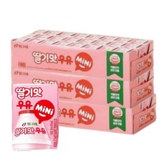 빙그레 빙그레 딸기맛 멸균우유 미니, 120ml, 72개