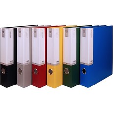 A4 합지3공링바인더 (인덱스/D링/5cm) 3312, 적색