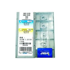 ISCAR 車刀片 16IRM1.25ISO IC908 精密螺紋車削刀具 耐磨抗崩, 1個