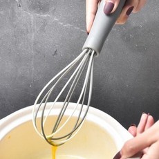 실리콘 거품기 반죽기 믹서 제빵 휘핑기 그레이 27cm79m6+3Ngk