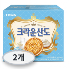 크라운 산도 크림, 161g, 2개