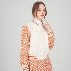 지니골프 소매나염 블루종 자켓