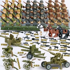 2차세계대전 미니피규어 세트 호환 블럭 중국 미군 독일군 프랑스군 병사 군용블록 퍼즐 조립, 소드 B / 36명 (선택)