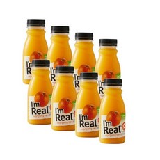 풀무원 아임리얼 순수착즙 오렌지주스, 190ml, 8개