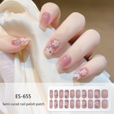 Sevalo 솔라젤 네일스트립 반경화젤네일, 20개, ES-655