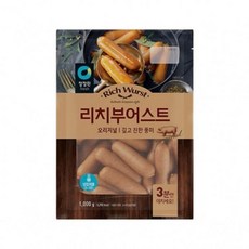 정원 청정원 리치부어스트 1kg 1개