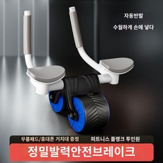 복근운동기구 가정용 백익스텐션 로만체어형 코어운동기구 접이식 복근허리 근육강화, 파란색 업그레이드