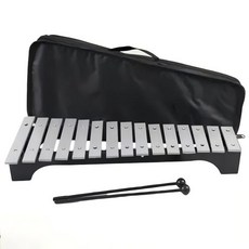 성인용 실로폰 전문가 악기 타악기 실로폰, 1개, 은색, 15판