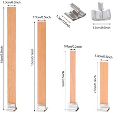 무연 캔들 심지 등유 코어 목재 코튼 램프 라인 액세서리 대두, 6mmx60mm-20PCS