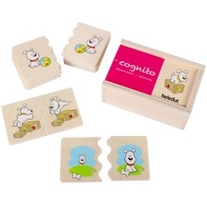 [씽크플레이] 위치찾기 Cognito-Spatiality 원목퍼즐, 20피스, 1개