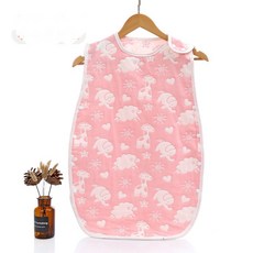 六層紗防踢被 透氣吸汗四層泡泡紗睡袋 背心式嬰兒睡袋 寶寶睡袋 背心式防踢被
