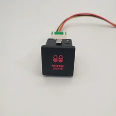 1PC 자동차 빨간색 LED 라이트 안개등 전원 켜기 버튼 레이더 스위치 VW 골프 6 5 Jetta Scirocco 2006 201, 20 Reverse Lights